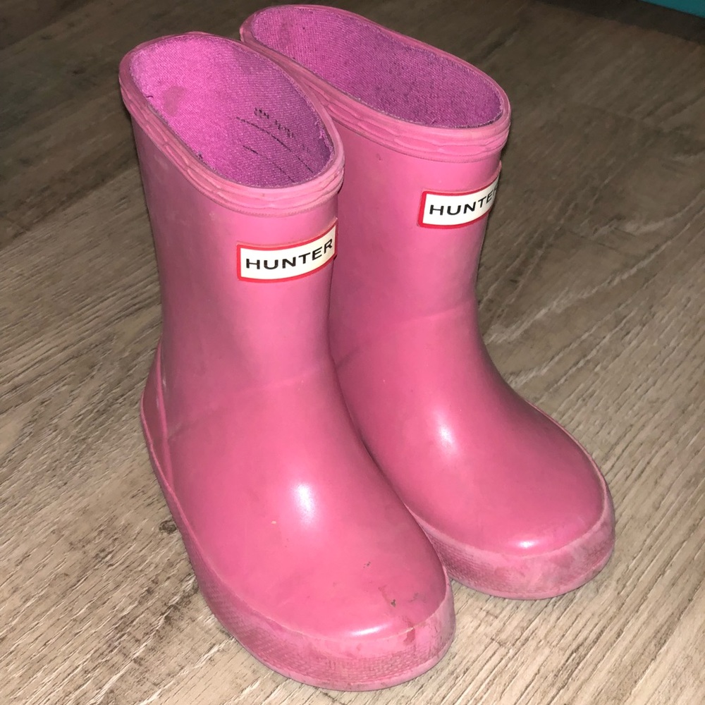Girls Pink Hunter Rainboot